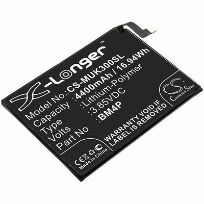 Xiaomi M2001G7AC Mobile SmartPhone Battery 3.85V 4400mAh Li-Poly MUK300SL