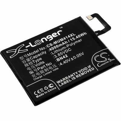 Xiaomi 2016090 Mobile SmartPhone Battery 3.85V 4000mAh Li-Poly MUM414XL