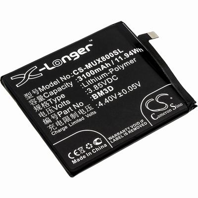 Xiaomi M1805E2A Mobile SmartPhone Battery 3.85V 3100mAh Li-Poly MUX800SL