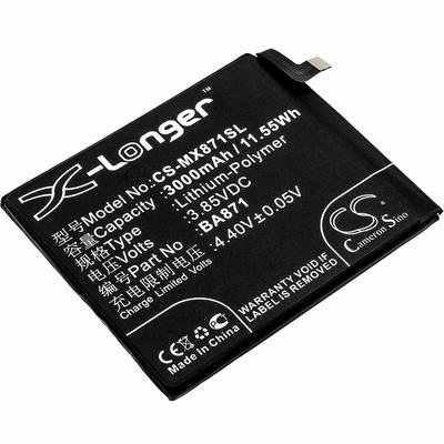 Meizu 15 Lite Mobile SmartPhone Battery 3.85V 3000mAh Li-Poly MX871SL