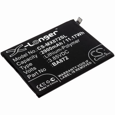 Meizu M1872 Mobile SmartPhone Battery 3.85V 2900mAh Li-Poly MX872SL