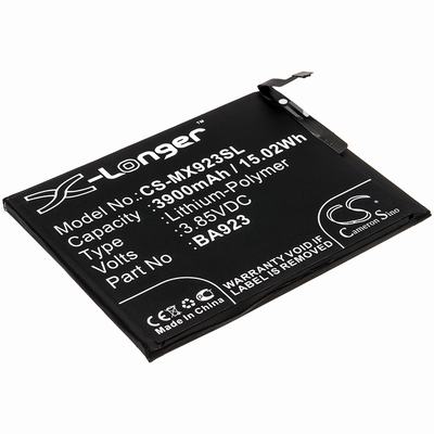 Meizu M1923 Mobile SmartPhone Battery 3.85V 3900mAh Li-Poly MX923SL