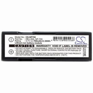 Pentax Optio Z10 Digital Camera Video Battery 3.7V 700mAh Li-Ion NP700