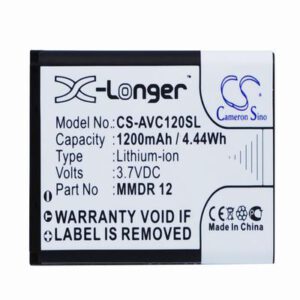 Avus C12 Mobile Phone Battery 3.7V 1200mAh Li-ion AVC120SL