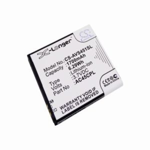 Archos 45c Platinum Mobile Phone Battery 3.7V 1450mAh Li-ion AVS451SL