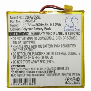 Archos 5 60GB MP3 MP4 PMP Media Player Battery 3.7V 2600mAh Li-Polymer AVS5SL