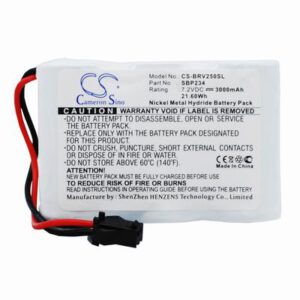 Bird Dog BirdDog Version 2.5 Dog Animal Tracking Battery 7.2V 3000mAh Nickel Metal Hydride BRV250SL