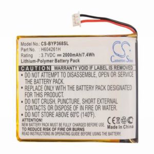 Bushnell Yardage Pro GPS Battery 3.7V 2000mAh Li-Polymer BYP368SL