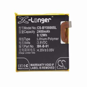 BBK VIVO X6 Mobile Phone Battery 3.8V 2400mAh Li-Polymer BYX600SL