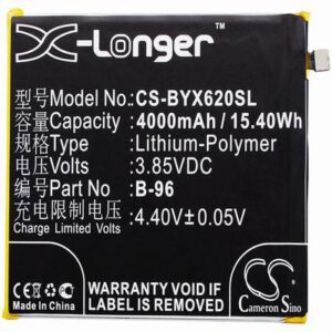 BBK Vivo X6 Plus A Mobile Phone Battery 3.85V 4000mAh Li-Polymer BYX620SL