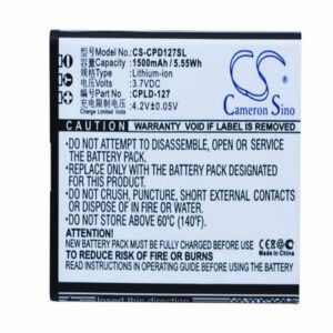 Coolpad 8017 Mobile Phone Battery 3.7V 1500mAh Li-ion CPD127SL