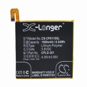 Coolpad ivvi k1 mini Mobile Phone Battery 3.8V 1800mAh Li-Polymer CPK110SL