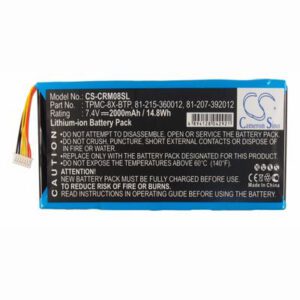 Crestron 6502269 Automation & Security Batt 7.4V 2000mAh Li-Ion CRM08SL