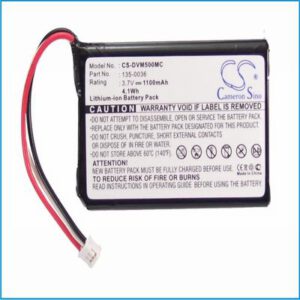 Digital Ally DV-500ULTRA Digital Camera Video Battery 3.7V 1100mAh Li-Ion DVM500MC
