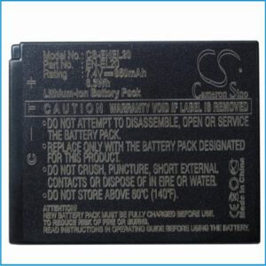 Nikon 1 J1 Digital Camera Video Battery 7.4V 850mAh Li-Ion ENEL20