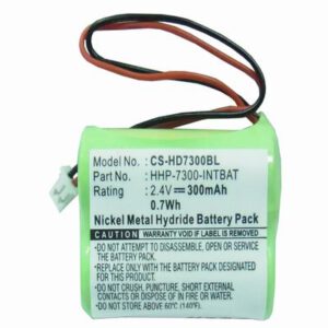 Handheld 7400 Barcode Data Terminal Battery 2.4V 300mAh Nickel Metal Hydride HD7300BL