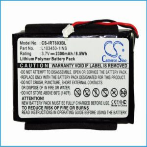 Intermec 600 Barcode Data Terminal Battery 3.7V 2300mAh Li-Ion IRT603BL
