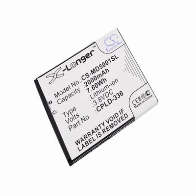 Medion Life P5001 Mobile Phone Battery 3.8V 2000mAh Li-Polymer MD5001SL