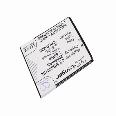Medion Life P5001 Mobile Phone Battery 3.8V 2000mAh Li-Polymer MD5001SL