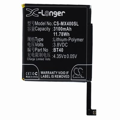 MeiZu M460 Mobile Phone Battery 3.8V 3100mAh Li-Polymer MX400SL