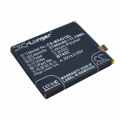 MeizZu MeiZu Note 2 Mobile Phone Battery 3.8V 3100mAh Li-Polymer MX421SL