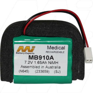 Tyco Feeding Palm 624 Medical Battery 7.2V 1650mAh NIMH MB910A