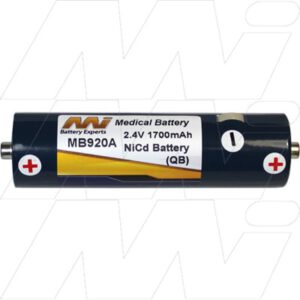 Ful-Vue Ophthalmoscope Medical Battery 2.4V 1700mAh NICd MB920A