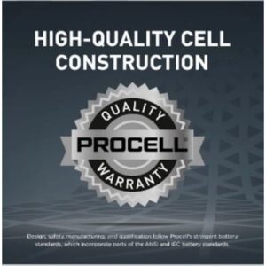 Procell PX1604 9V Alkaline Battery 12 Pack