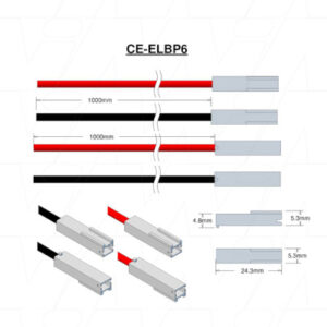 White Lite BPS720 Emergency Lighting Battery 7.2V 4Ah NiCd