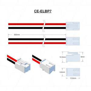 Omnitronix SELK4500 Emergency Lighting Battery 6V 4.5Ah NiCd