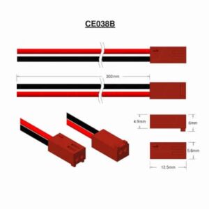 Pierlite P4B4 Emergency Lighting Battery 4.8V 1.5Ah NiMH