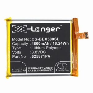 Bea-fon X5 Mobile Phone Battery 3.8V 4800mAh Li-Pl BEX500SL