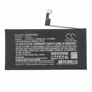 Apple iPhone 15 Phone Battery 3.85V 3500mAh Li-Pl IPH150SL