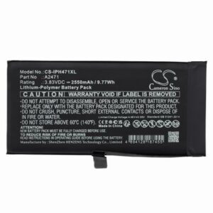 Apple iPhone 12 Mini Phone Battery 3.83V 2550mAh Li-Pl IPH471XL