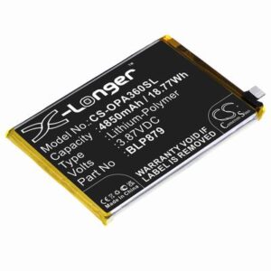OPPO A36 Mobile Phone Battery 3.87V 4850mAh Li-Pl OPA360SL