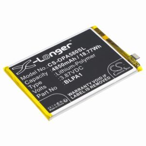 OPPO A58 Mobile Phone Battery 3.87V 4850mAh Li-Pl OPA580SL