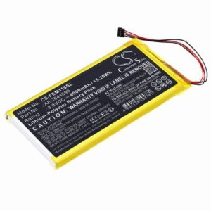 Coby TFDVD7752 DVD Player Battery 7.4V 2600mAh Li-Pl CBD775SL