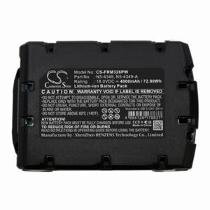 Fromm P326 Strapping Battery 18.0V 4000mAh Li-ion FRM326PW