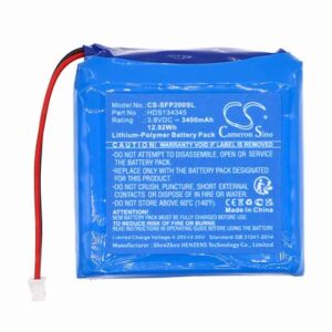 Sencor SLT1055 DVD Player Battery 7.4V 3900mAh Li-Pl SCT105DY