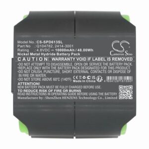 Spectra Precision GL622 Survey Battery 4.8V 10000mAh Ni-MH SPD613SL