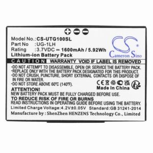 UniStrong G1 Survey Battery 3.7V 1600mAh Li-ion UTG100SL